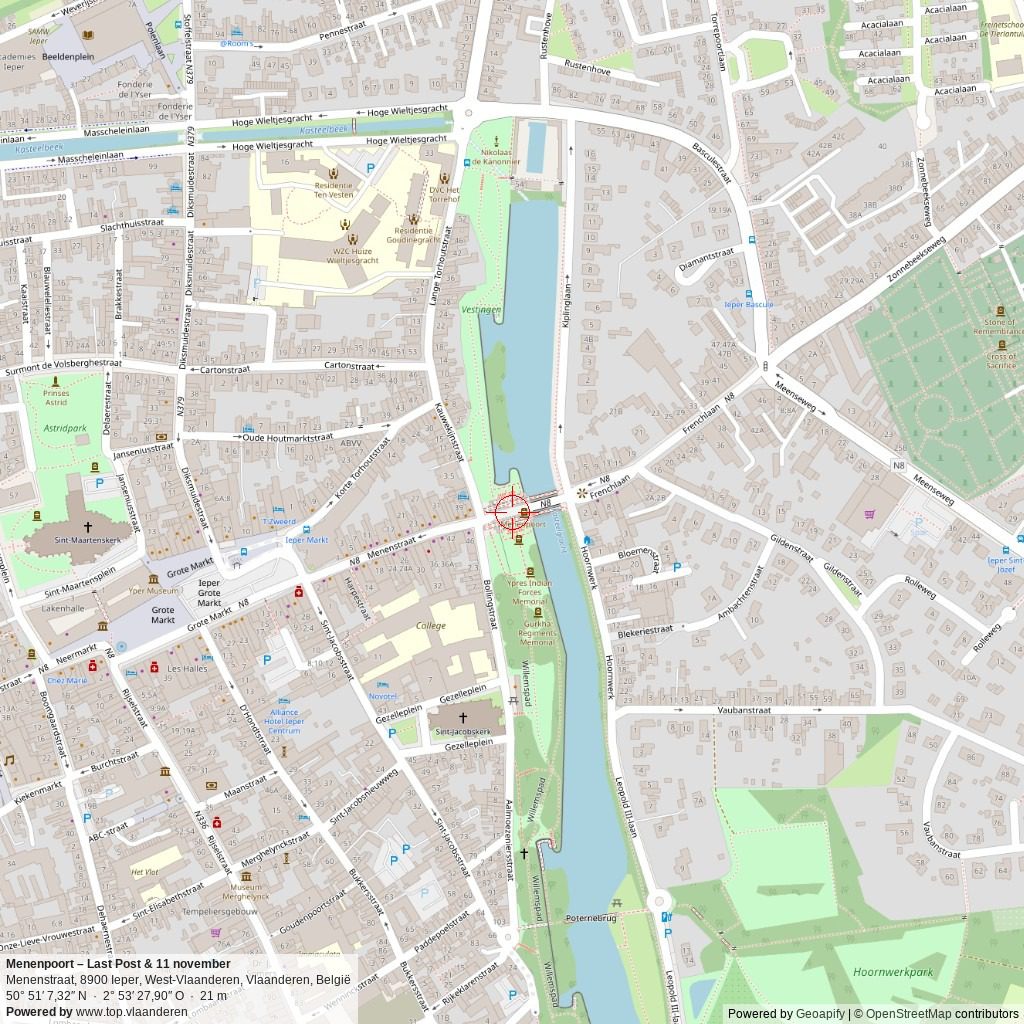 Situatiekaart 1 km Situatiekaart 1 km