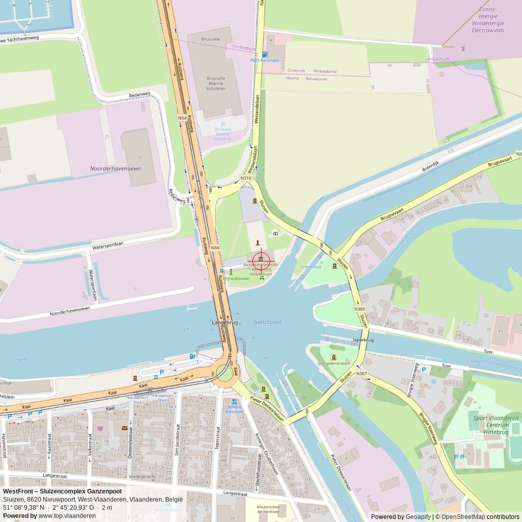Situatiekaart 1 km Situatiekaart 1 km