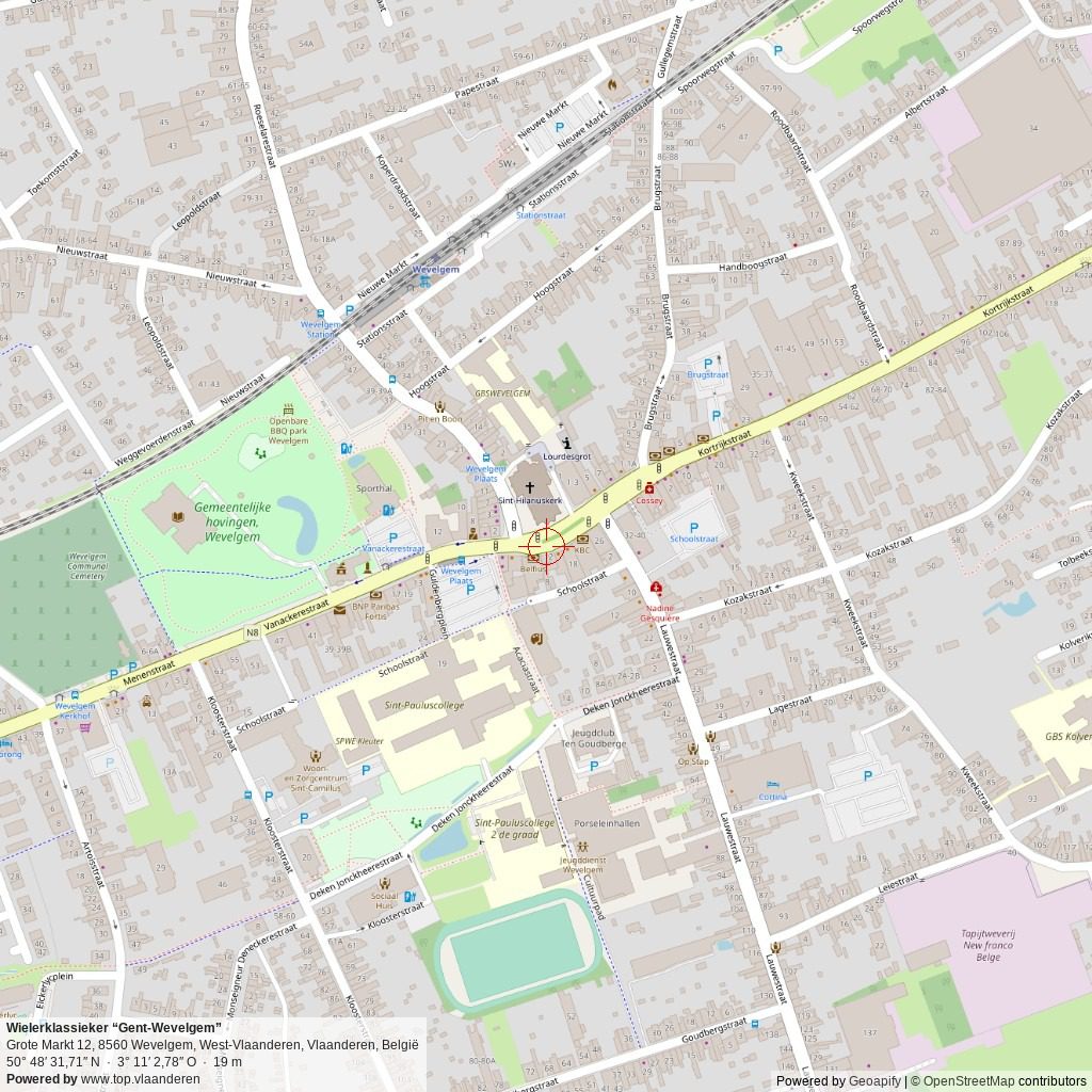 Situatiekaart 1 km Situatiekaart 1 km