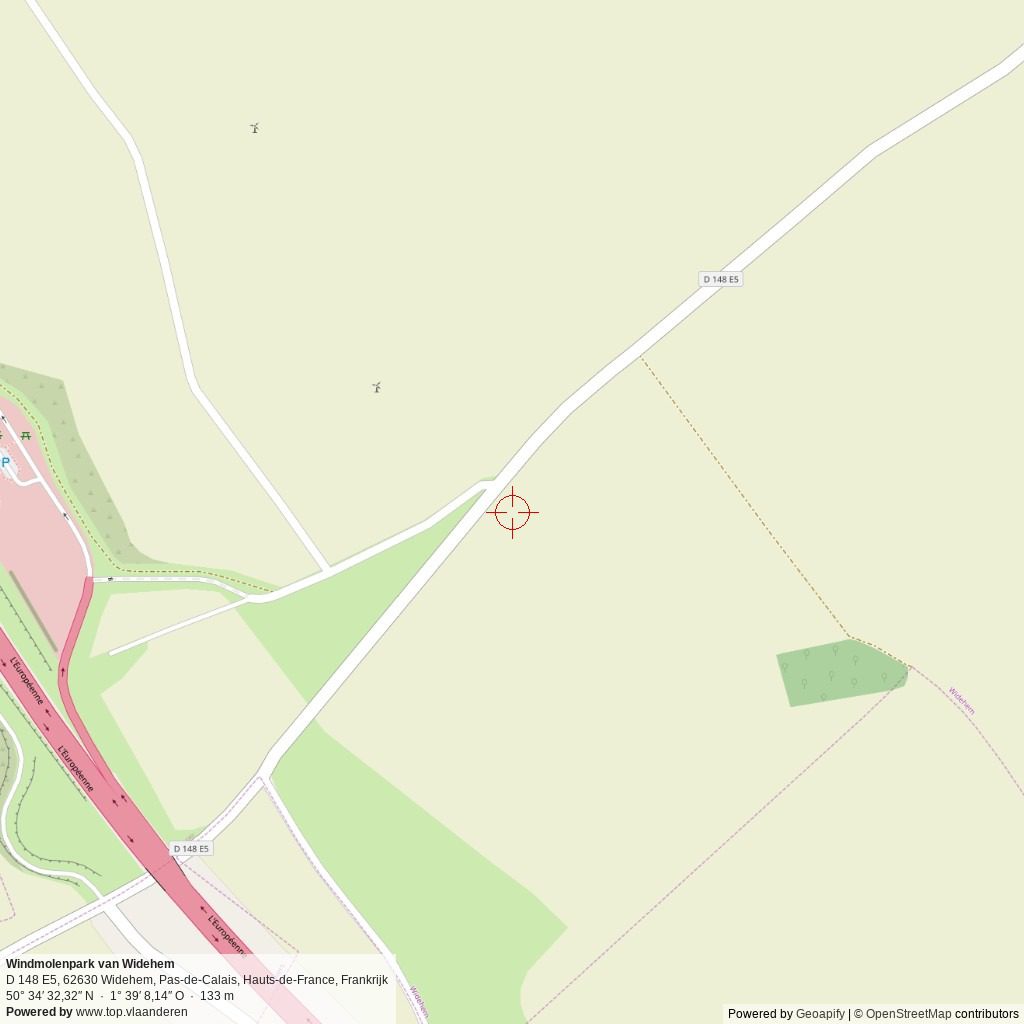 Situatiekaart 1 km Situatiekaart 1 km