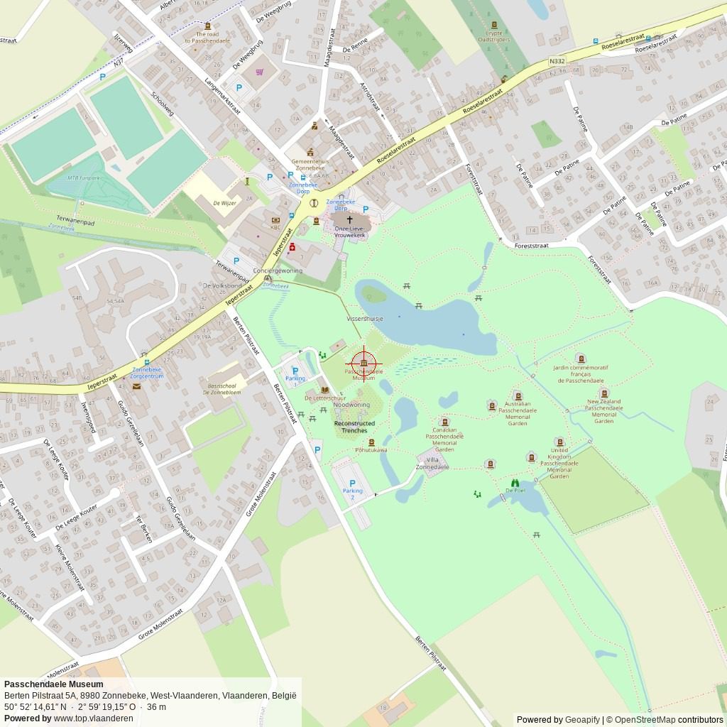 Situatiekaart 1 km Situatiekaart 1 km