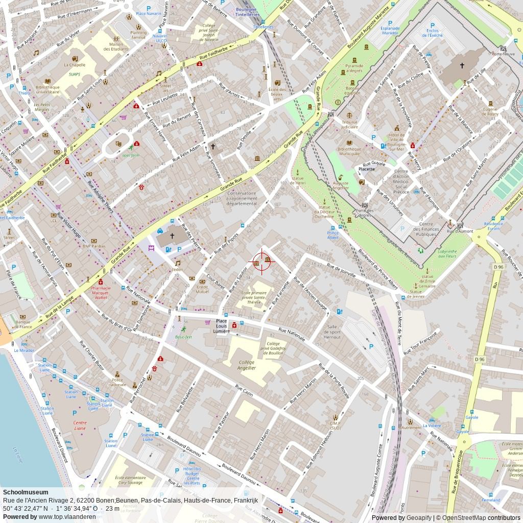 Situatiekaart 1 km Situatiekaart 1 km