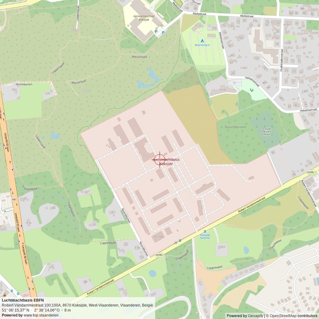 Situatiekaart 1 km Situatiekaart 1 km