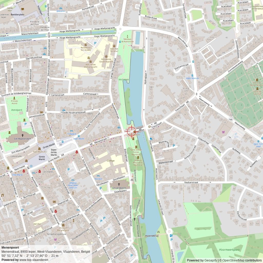 Situatiekaart 1 km Situatiekaart 1 km