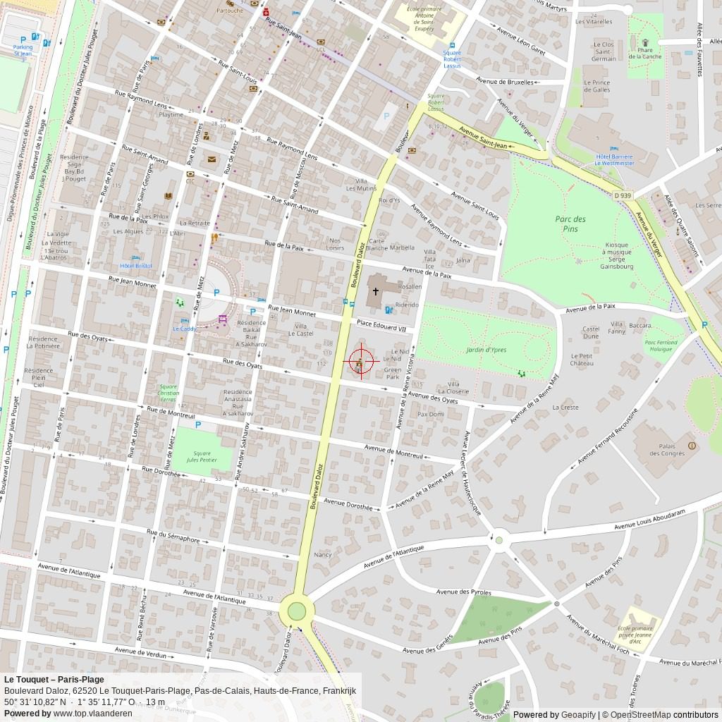 Situatiekaart 1 km Situatiekaart 1 km