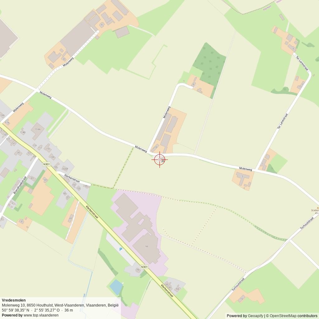Situatiekaart 1 km Situatiekaart 1 km