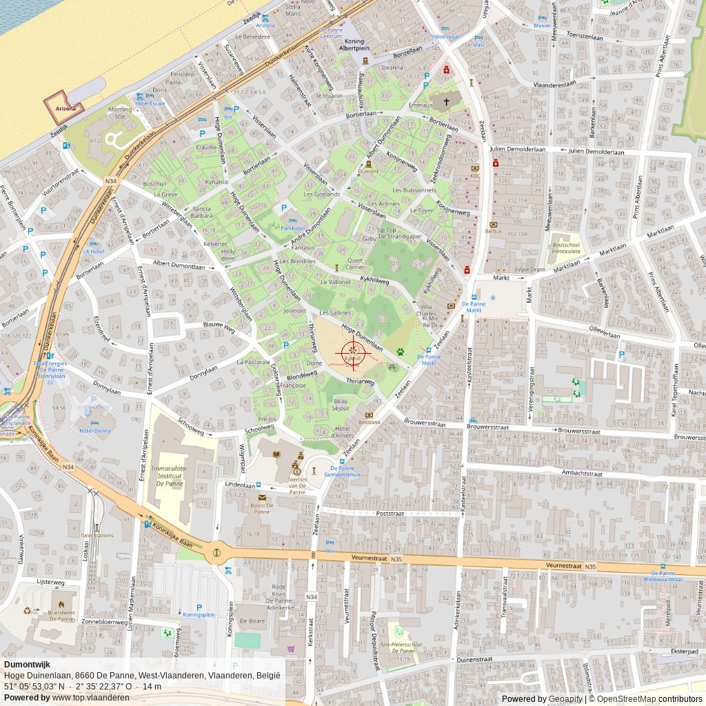 Situatiekaart 1 km Situatiekaart 1 km