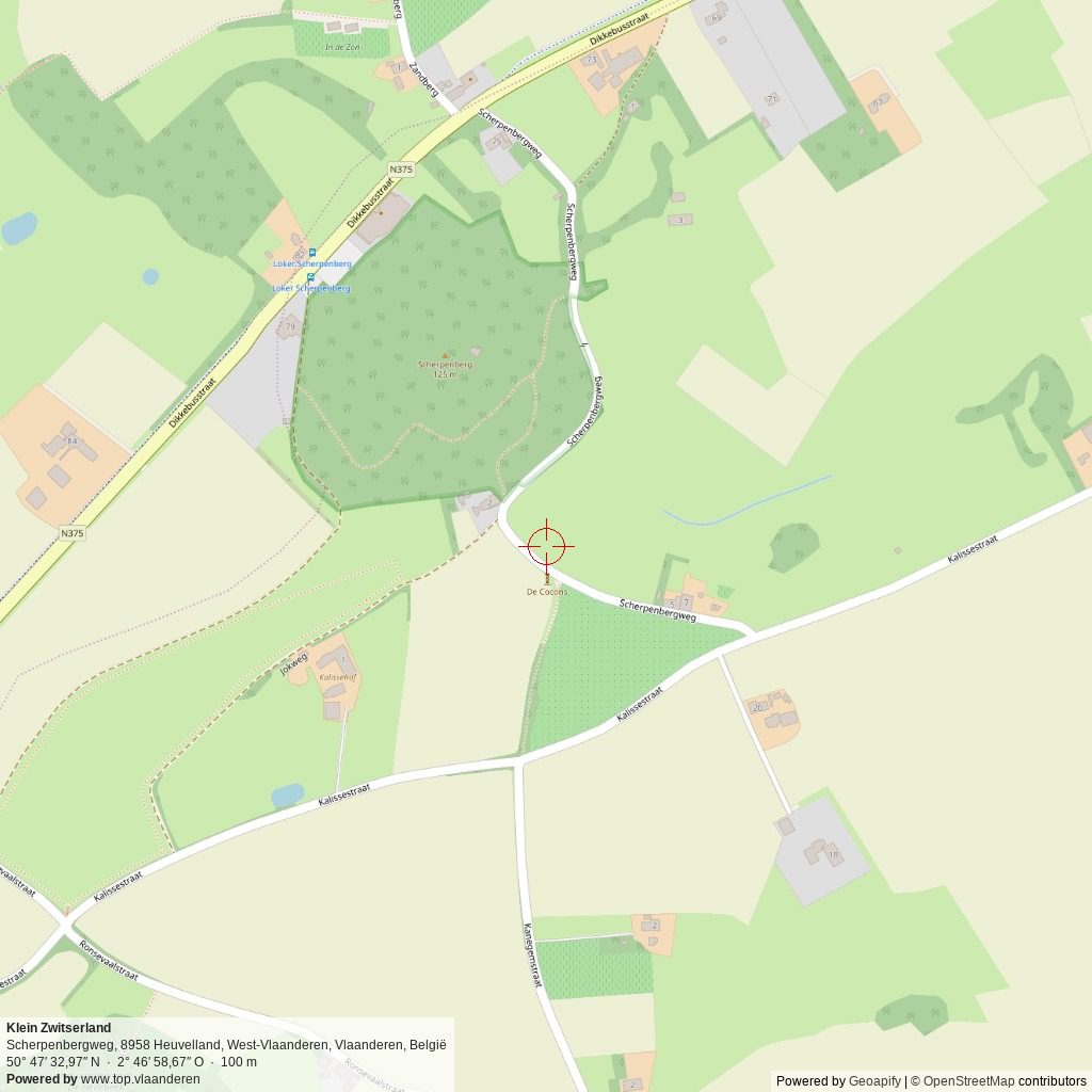 Situatiekaart 1 km Situatiekaart 1 km
