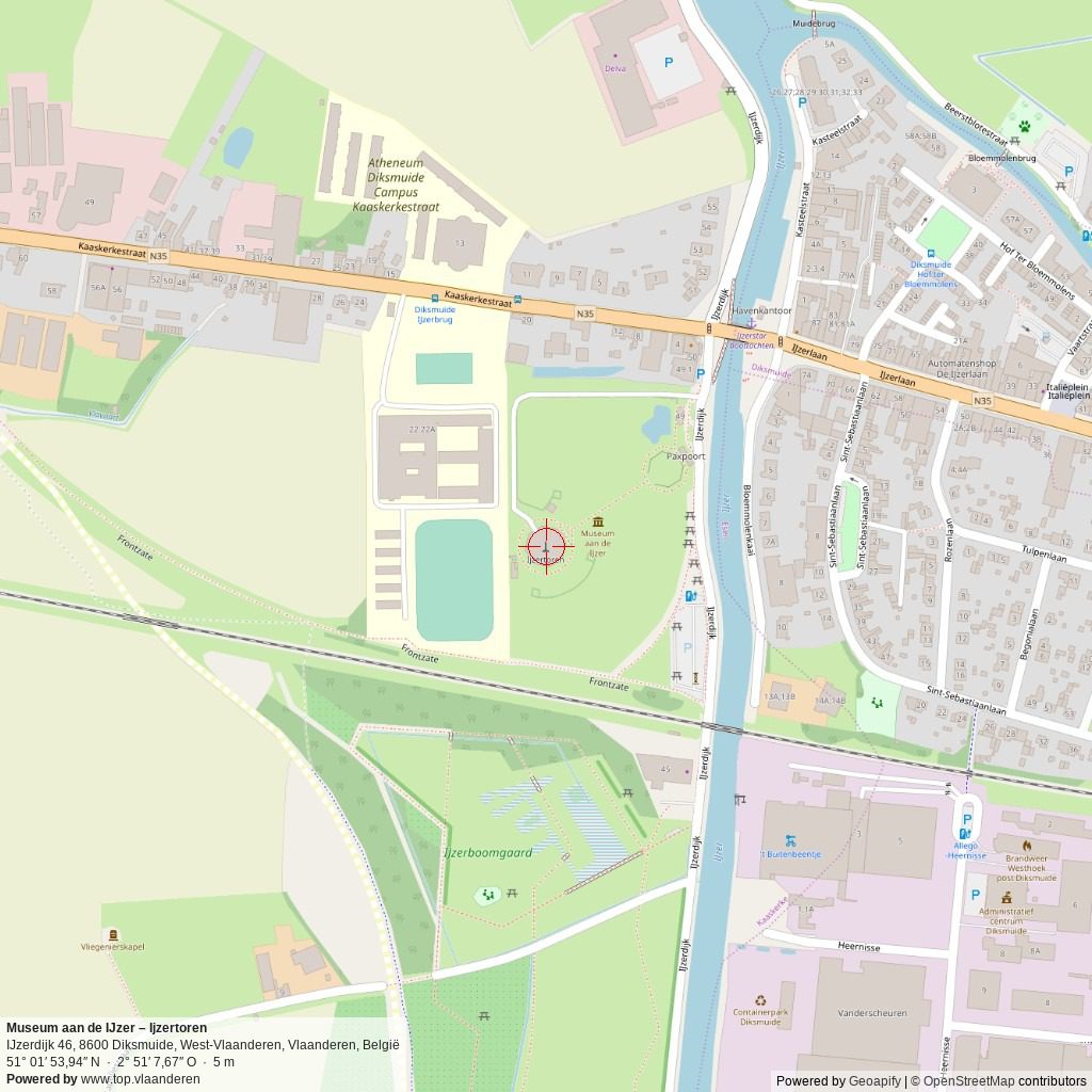Situatiekaart 1 km Situatiekaart 1 km