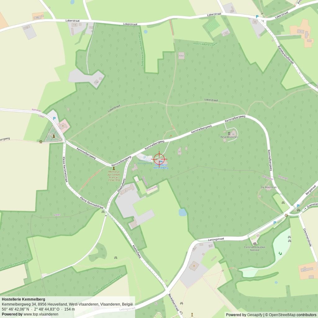 Situatiekaart 1 km Situatiekaart 1 km