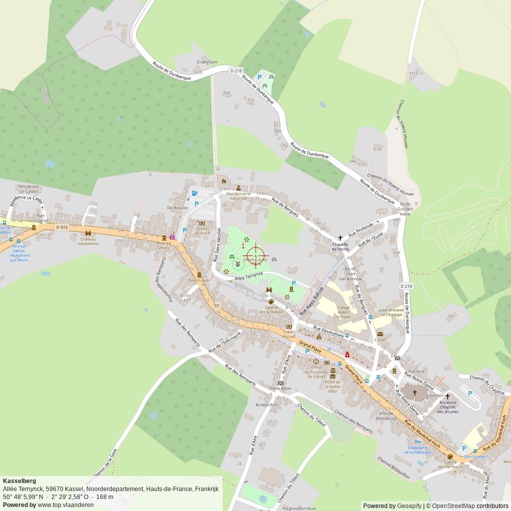 Situatiekaart 1 km Situatiekaart 1 km