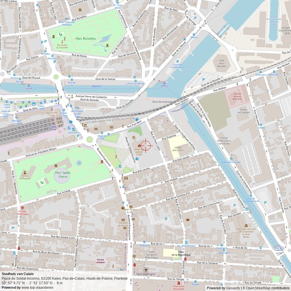 Situatiekaart 1 km Situatiekaart 1 km
