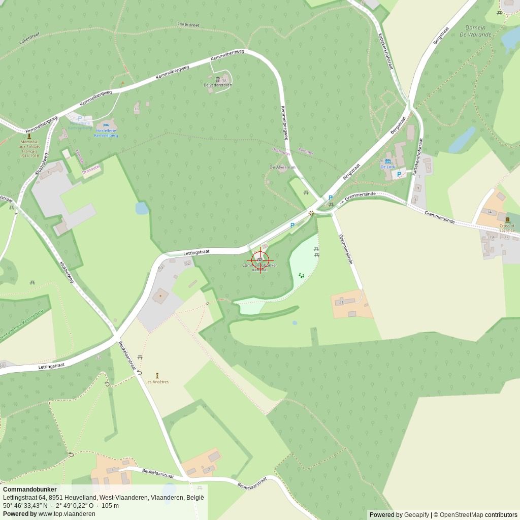 Situatiekaart 1 km Situatiekaart 1 km