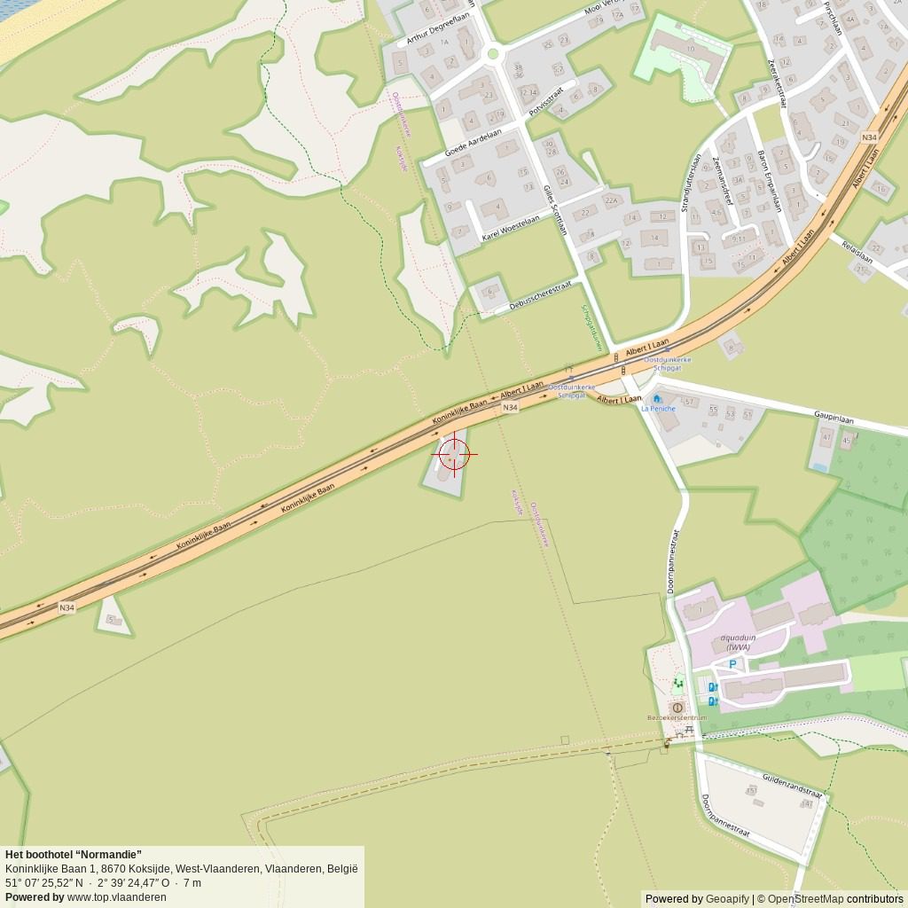 Situatiekaart 1 km Situatiekaart 1 km