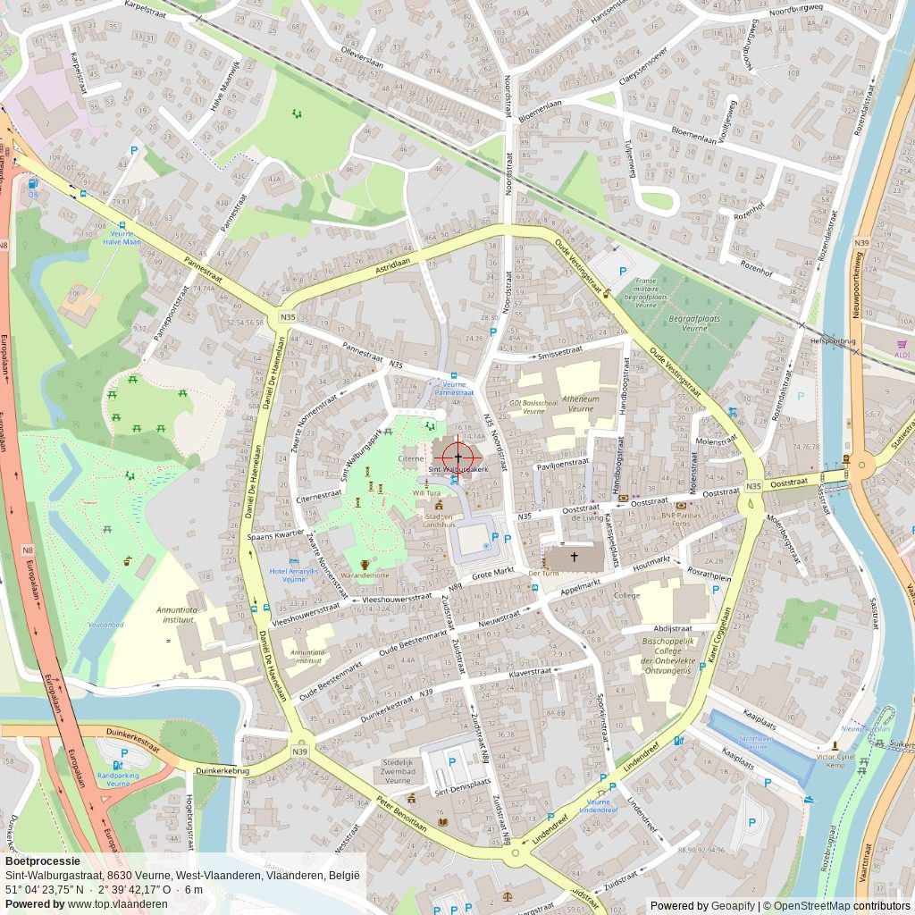 Situatiekaart 1 km Situatiekaart 1 km