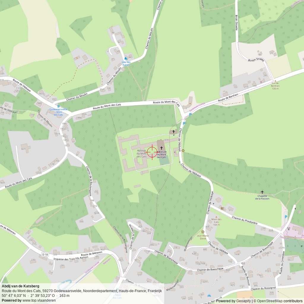 Situatiekaart 1 km Situatiekaart 1 km