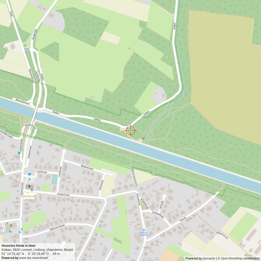 Situatiekaart 1 km Situatiekaart 1 km