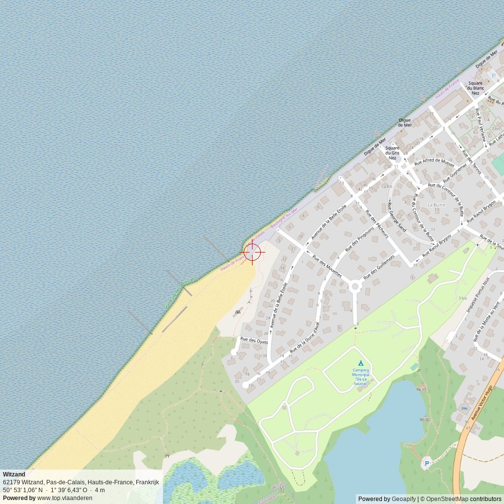 Situatiekaart 1 km Situatiekaart 1 km