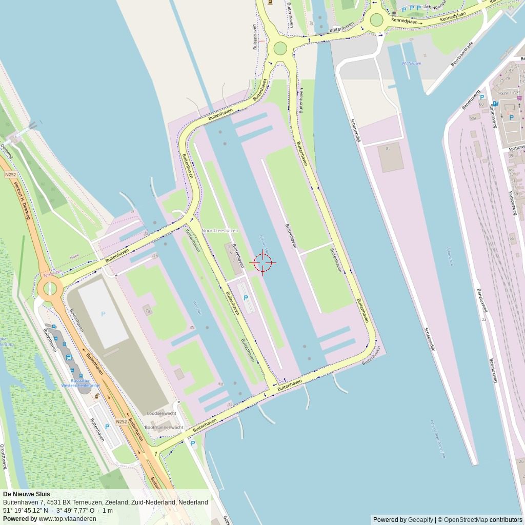 Situatiekaart 1 km Situatiekaart 1 km