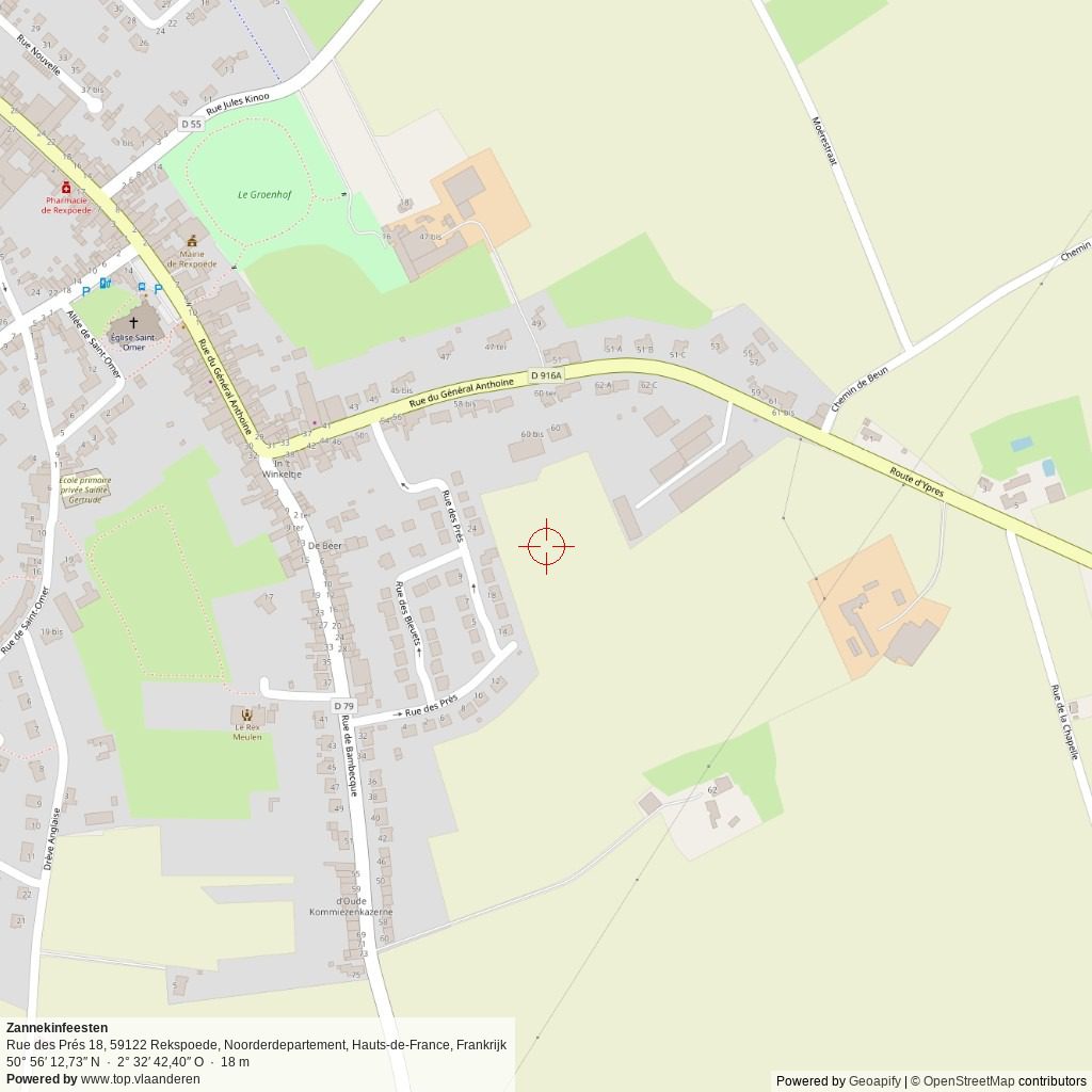 Situatiekaart 1 km Situatiekaart 1 km
