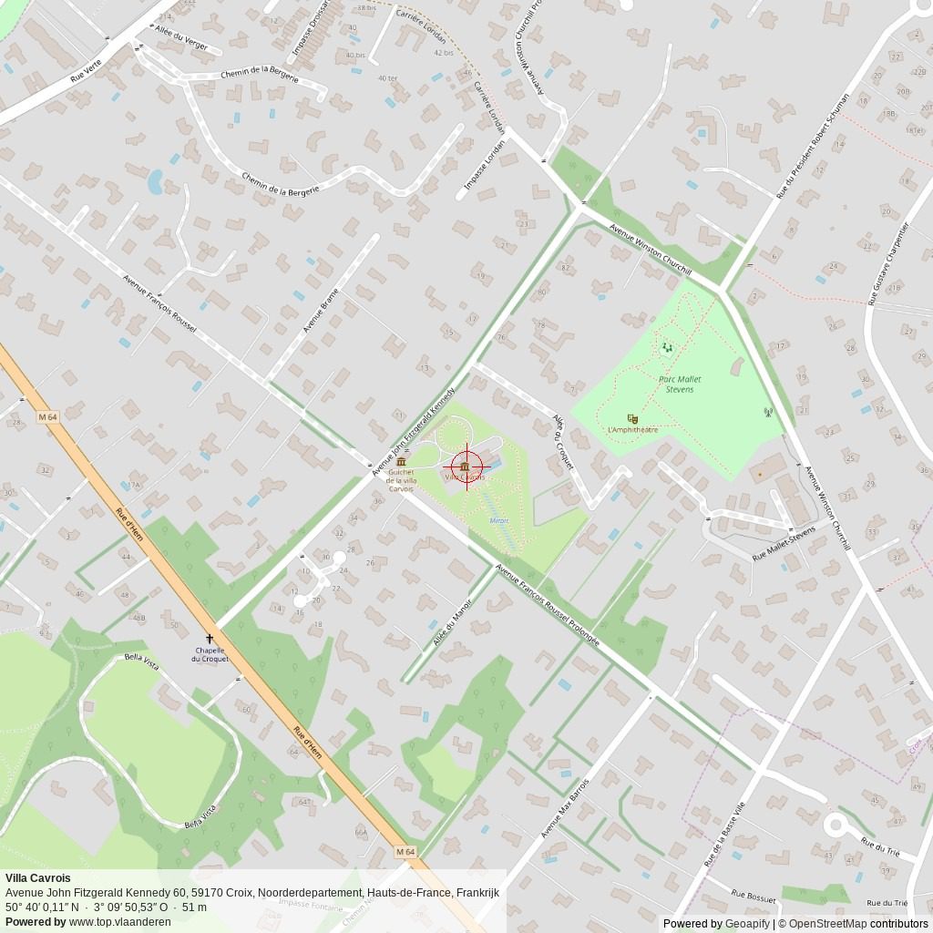 Situatiekaart 1 km Situatiekaart 1 km