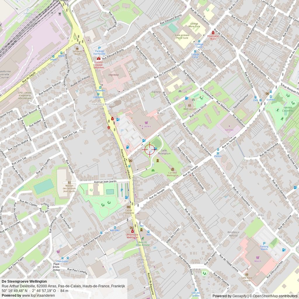 Situatiekaart 1 km Situatiekaart 1 km