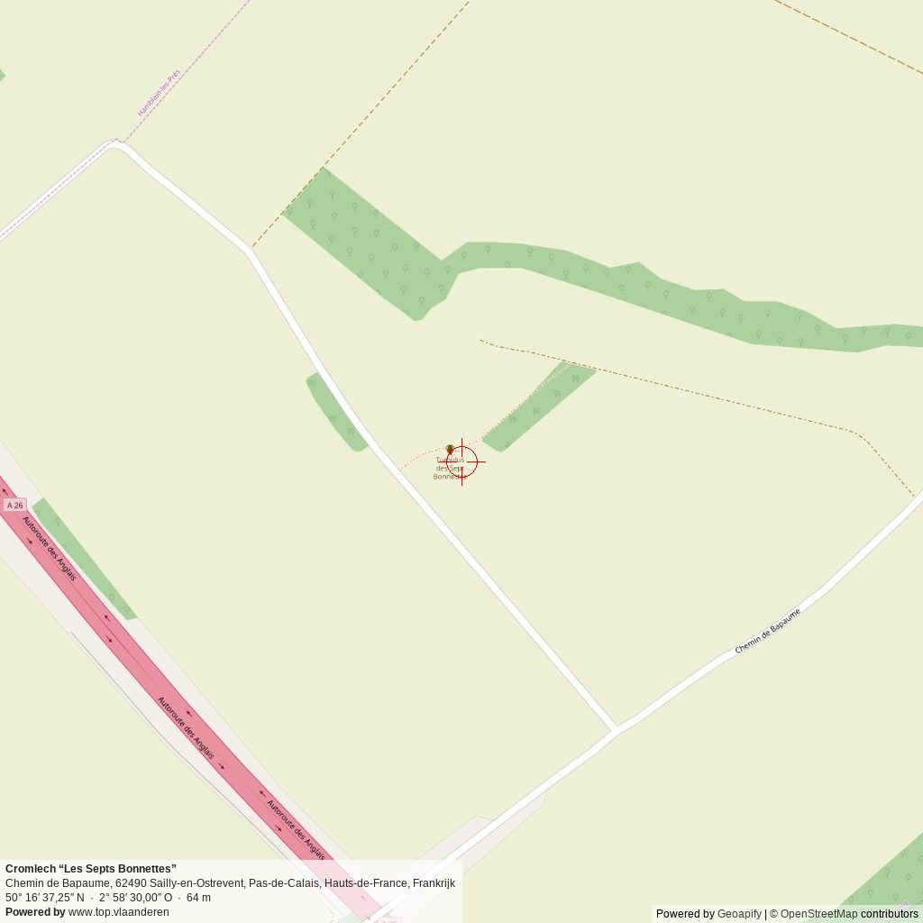 Situatiekaart 1 km Situatiekaart 1 km