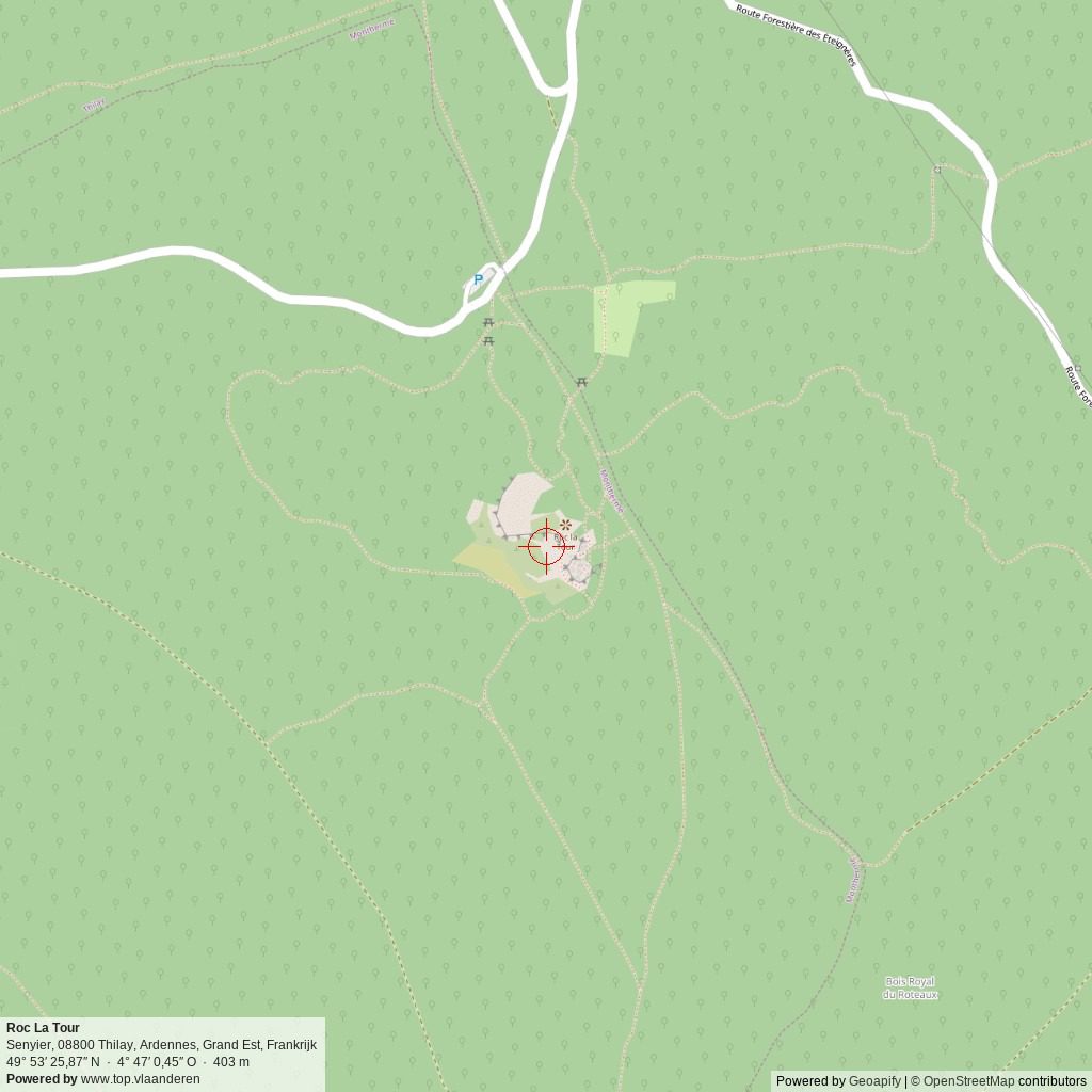 Situatiekaart 1 km Situatiekaart 1 km