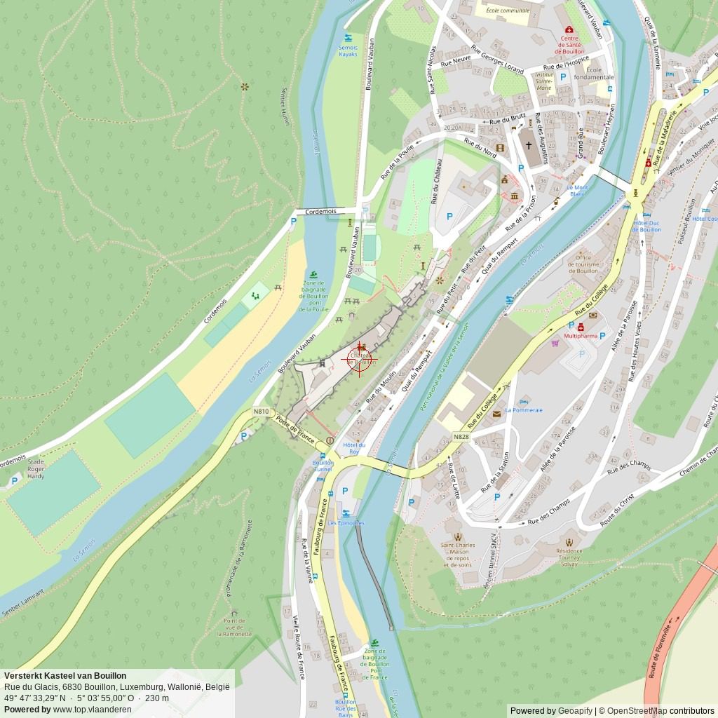Situatiekaart 1 km Situatiekaart 1 km