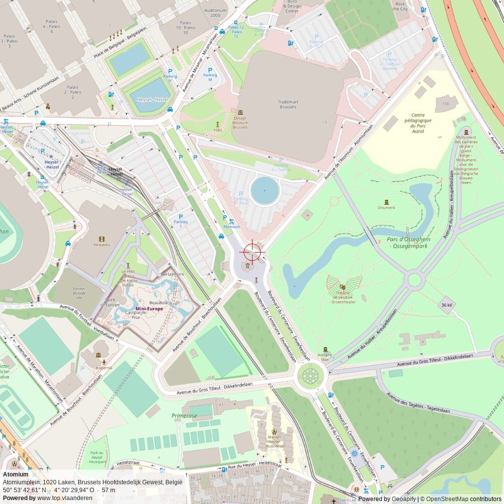 Situatiekaart 1 km Situatiekaart 1 km