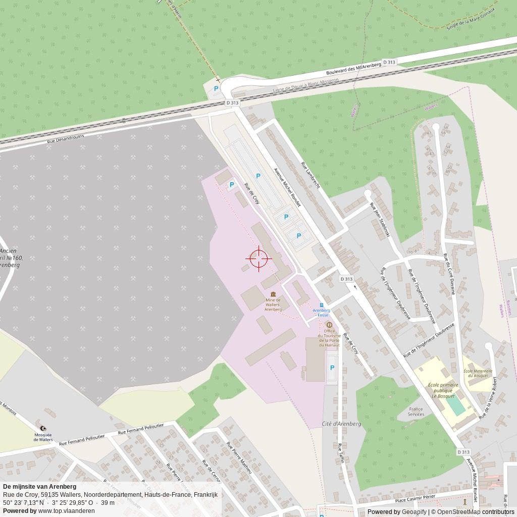 Situatiekaart 1 km Situatiekaart 1 km