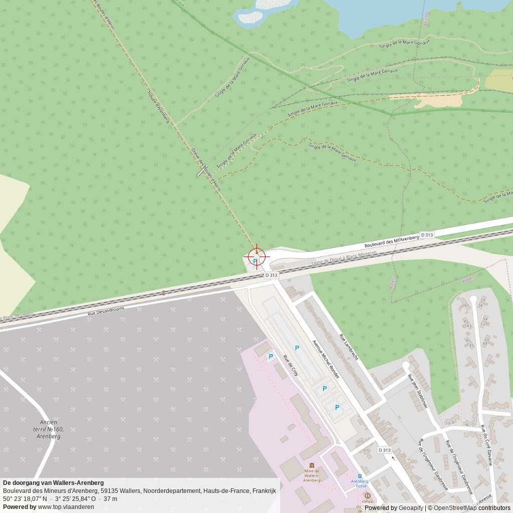 Situatiekaart 1 km Situatiekaart 1 km