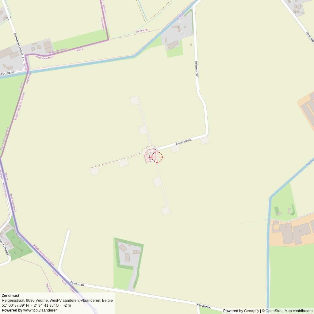 Situatiekaart 1 km Situatiekaart 1 km