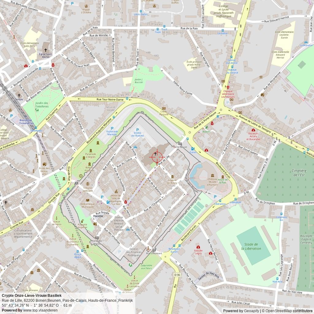 Situatiekaart 1 km Situatiekaart 1 km