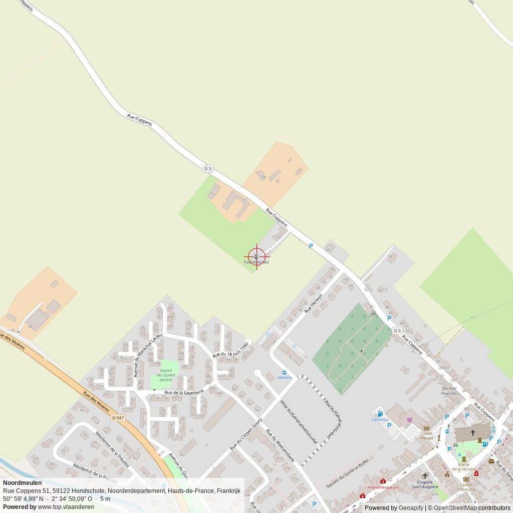 Situatiekaart 1 km Situatiekaart 1 km