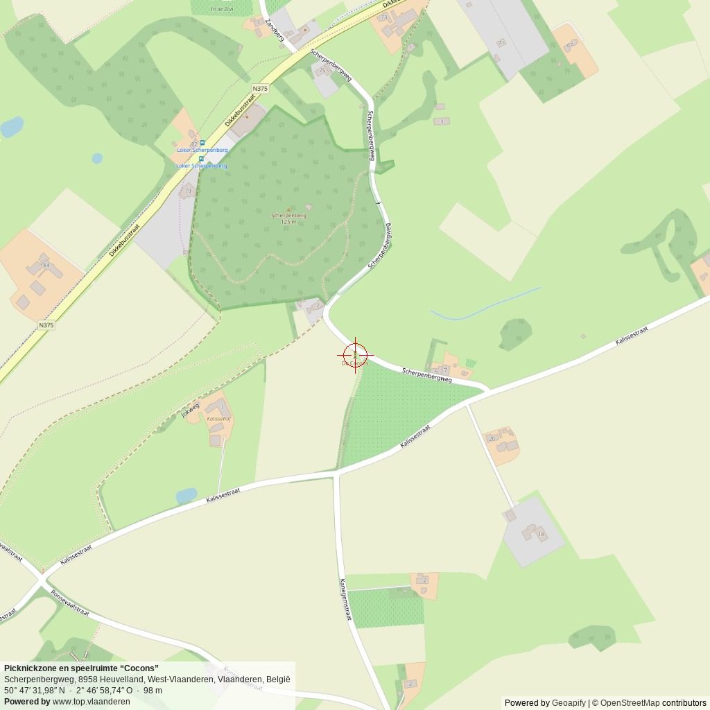 Situatiekaart 1 km Situatiekaart 1 km