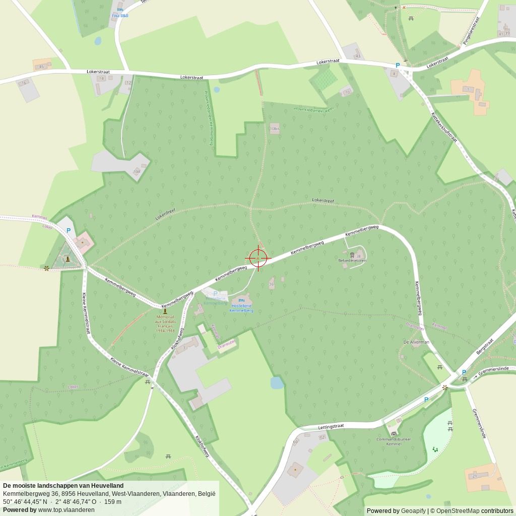 Situatiekaart 1 km Situatiekaart 1 km