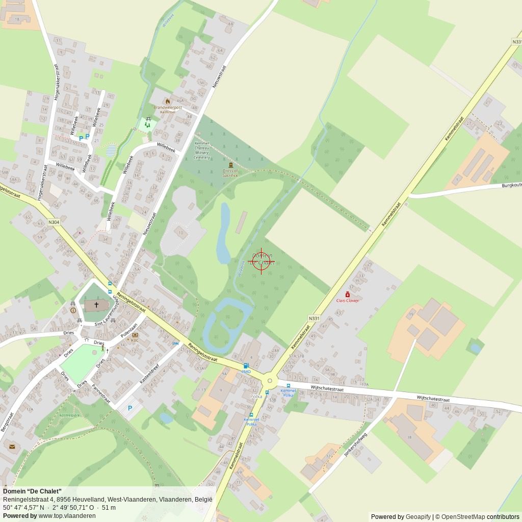 Situatiekaart 1 km Situatiekaart 1 km