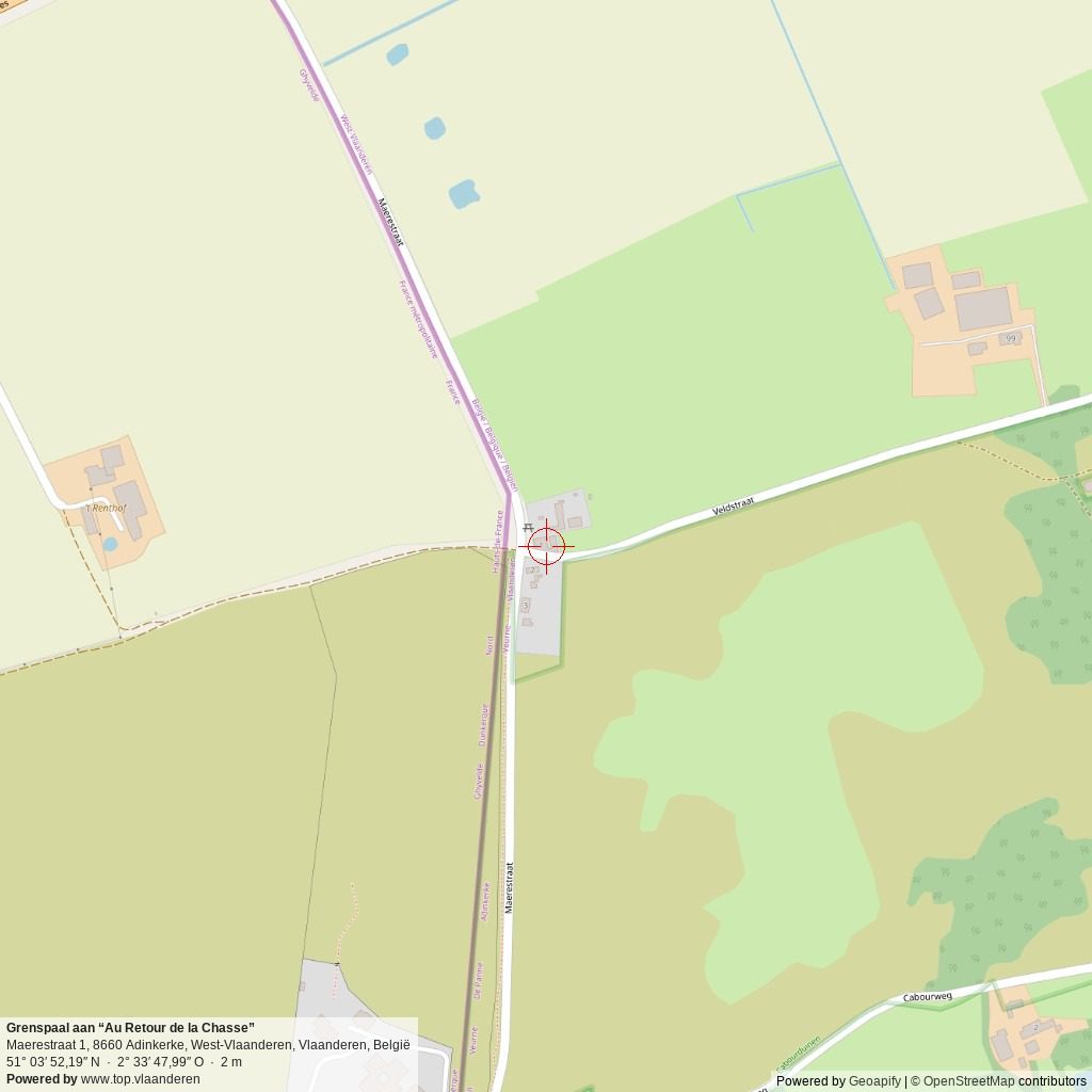 Situatiekaart 1 km Situatiekaart 1 km
