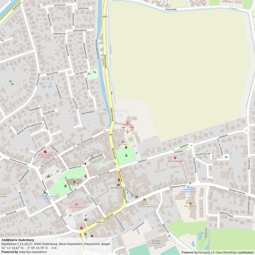 Situatiekaart 1 km Situatiekaart 1 km