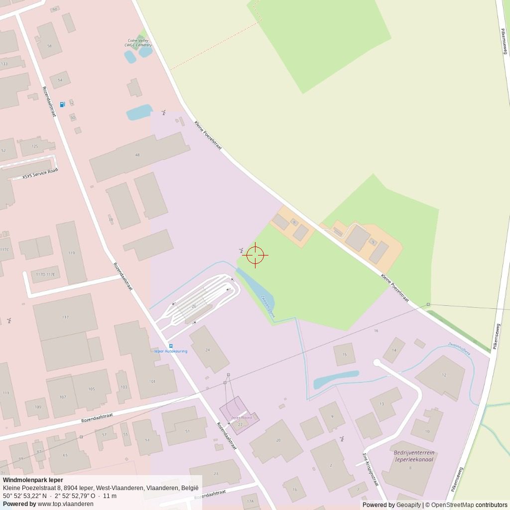 Situatiekaart 1 km Situatiekaart 1 km