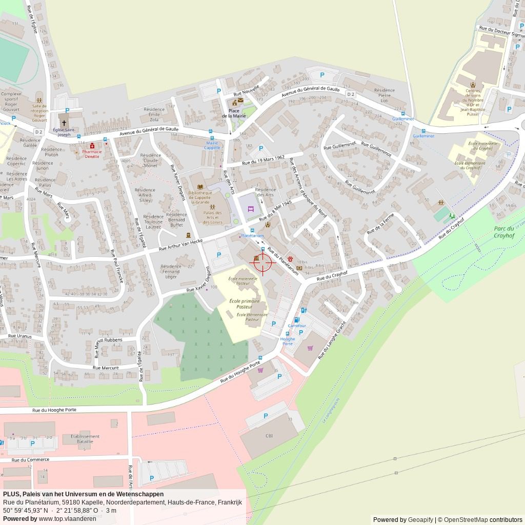 Situatiekaart 1 km Situatiekaart 1 km