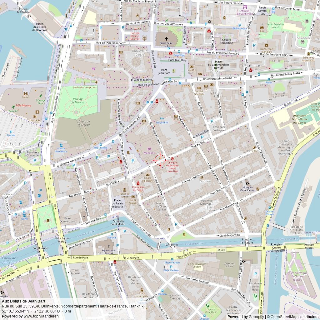 Situatiekaart 1 km Situatiekaart 1 km