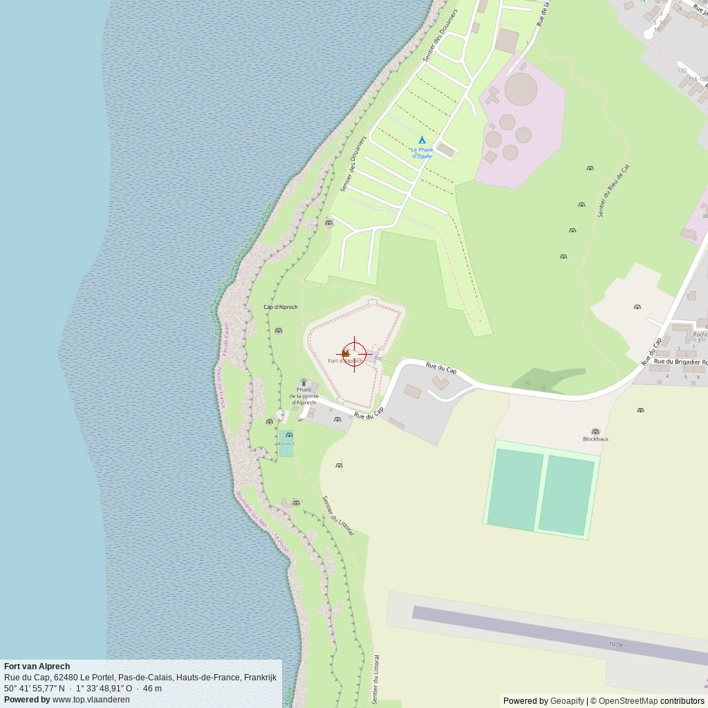Situatiekaart 1 km Situatiekaart 1 km