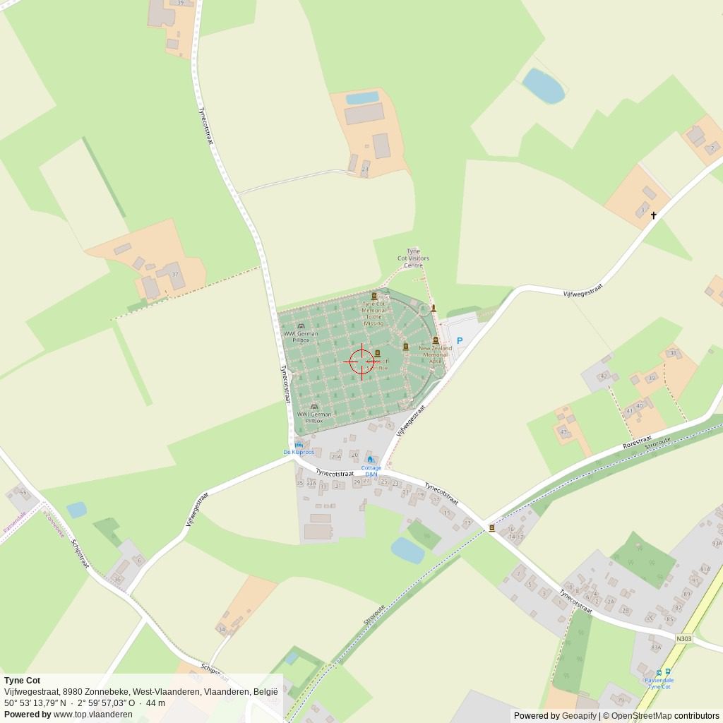Situatiekaart 1 km Situatiekaart 1 km