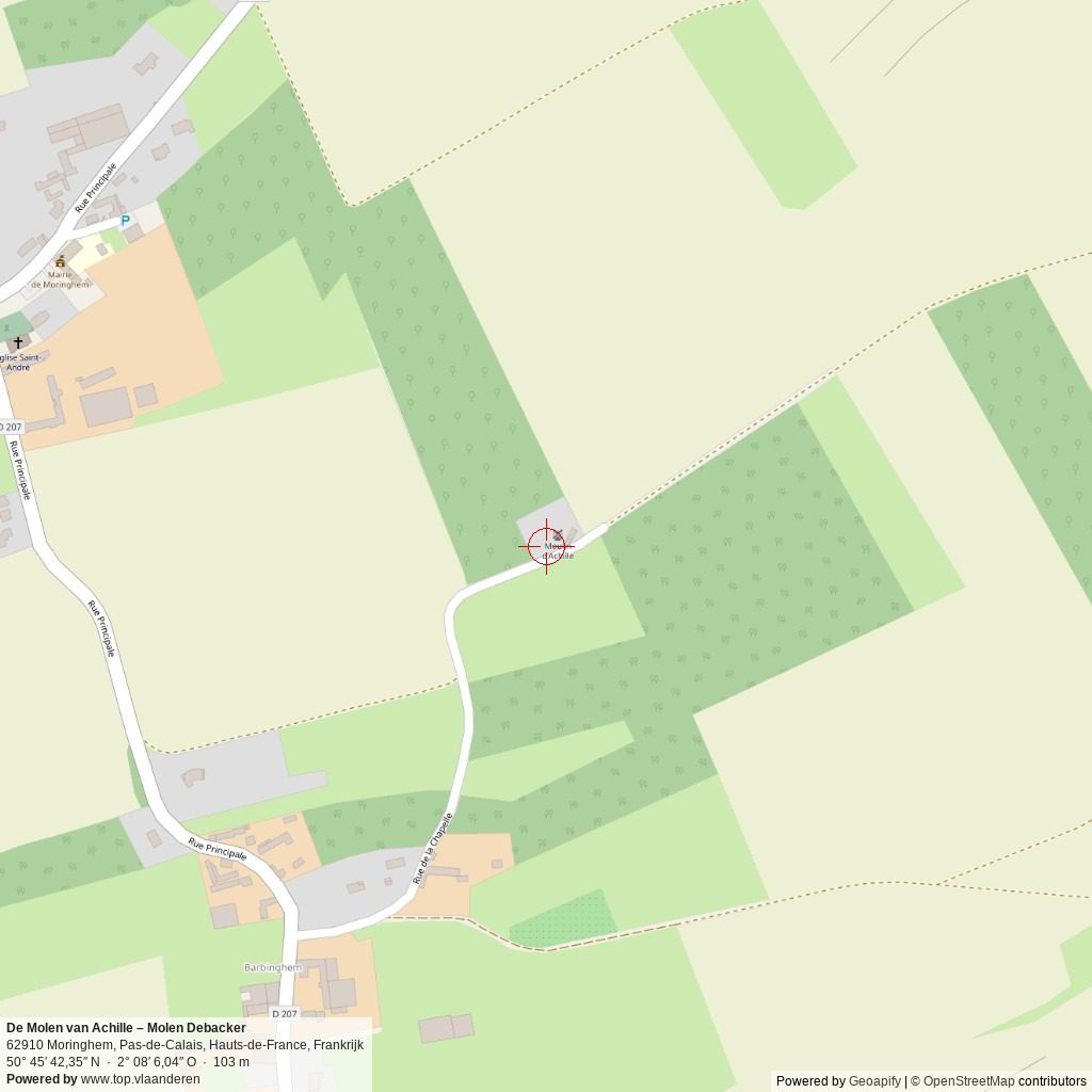 Situatiekaart 1 km Situatiekaart 1 km