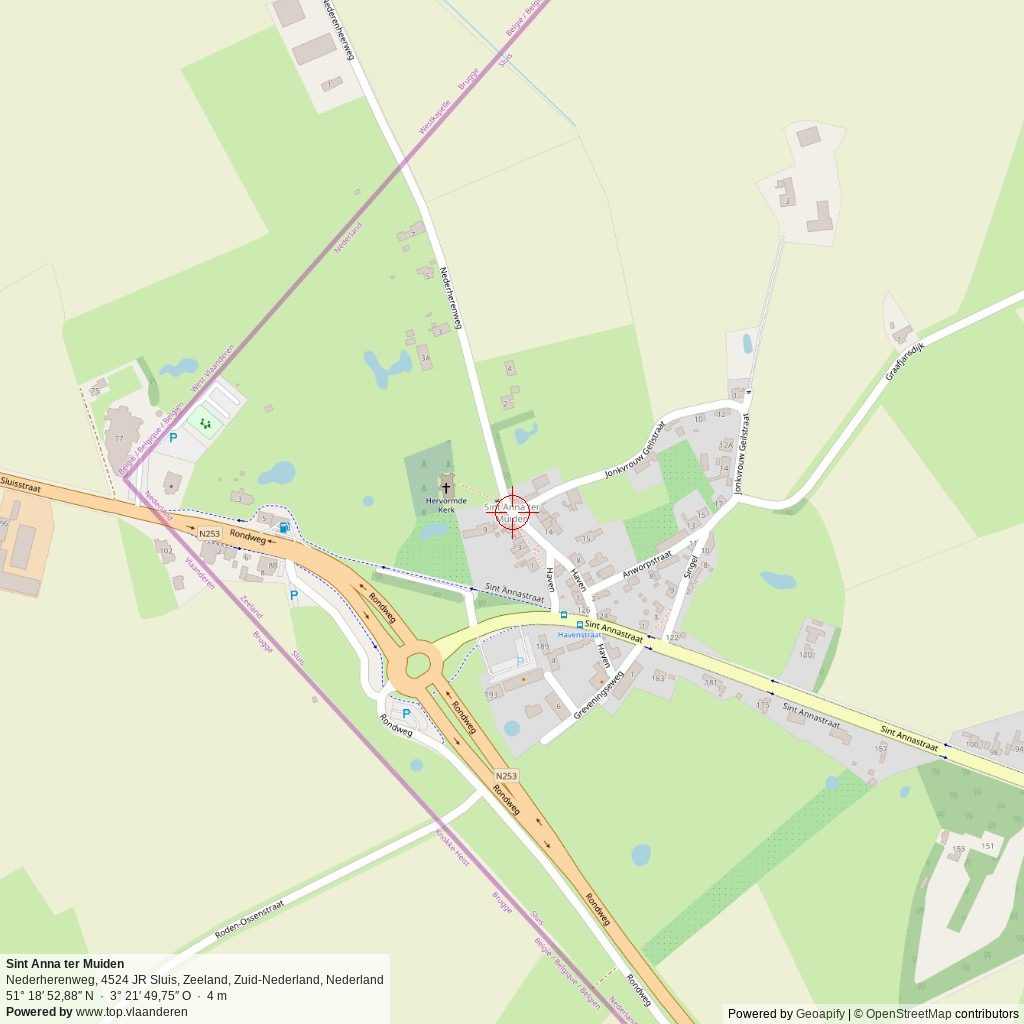 Situatiekaart 1 km Situatiekaart 1 km
