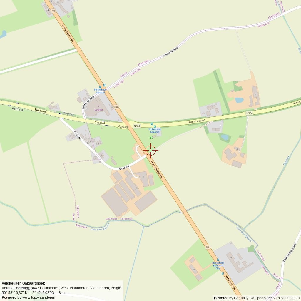 Situatiekaart 1 km Situatiekaart 1 km