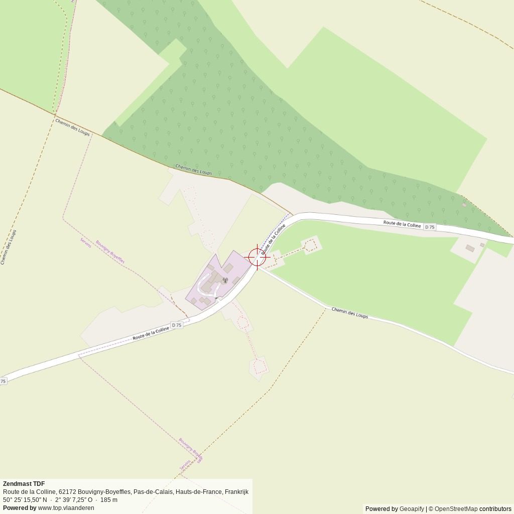Situatiekaart 1 km Situatiekaart 1 km