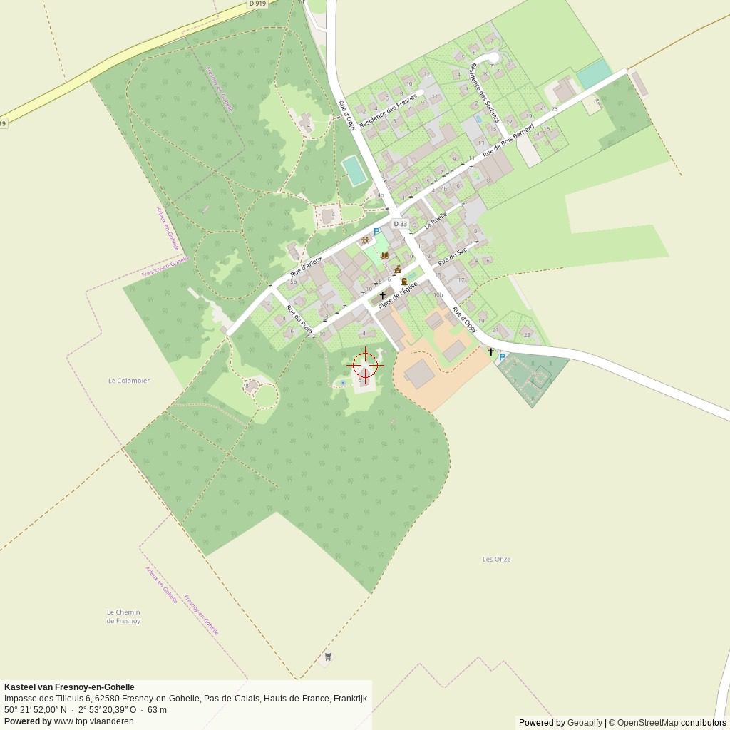 Situatiekaart 1 km Situatiekaart 1 km